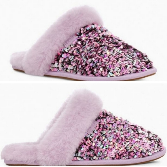 UGG Lilac Frst Scuffette II Stellar Sequin Slipper - Picture 3 of 12